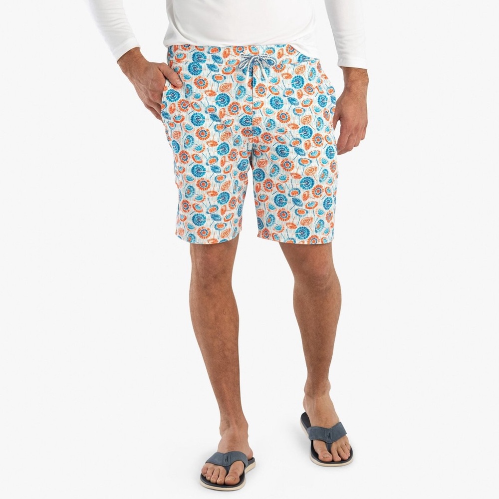 BNWT JOHNNIE-O HARBOR SURF SHORTS- GULF BLUE